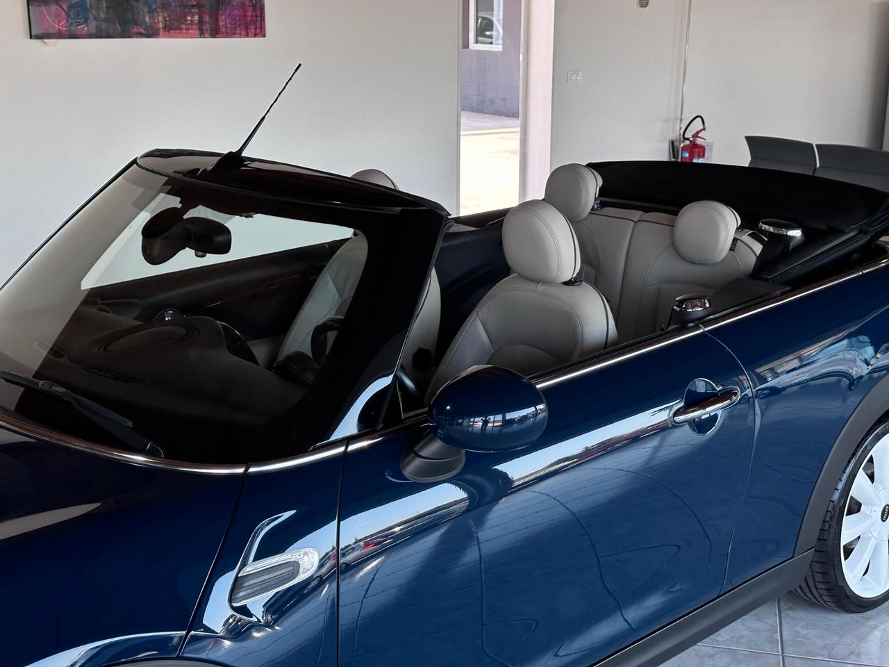 Mini Cooper D Cabrio 1.5 Hype auto 7m my18 *UniProprietario*LapisLuxuryBlue*FariBiLed*Cerchi18'*