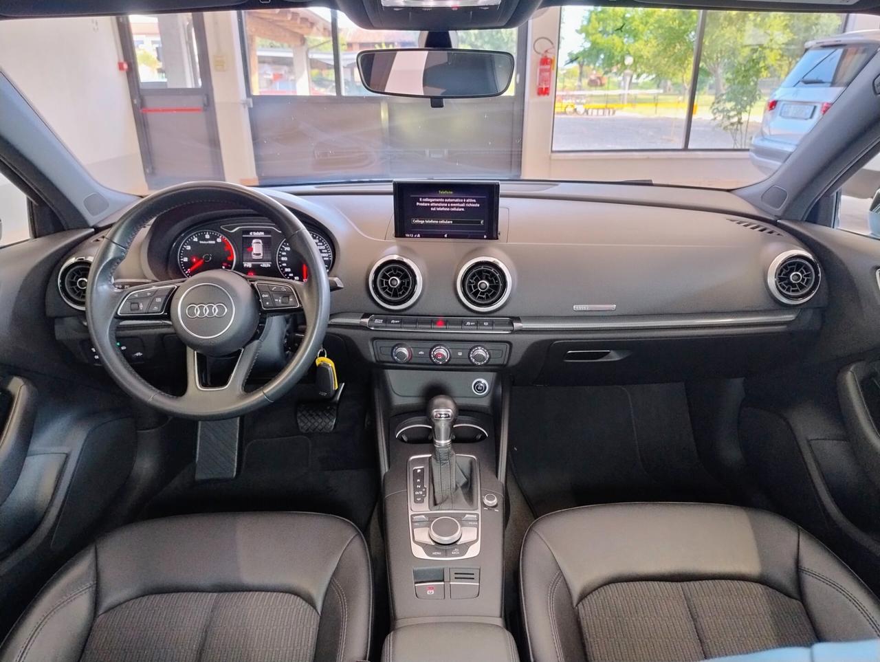 AUDI A3 SPB 1.5 TFSI S tronic DESIGN NAVI PELLE LED