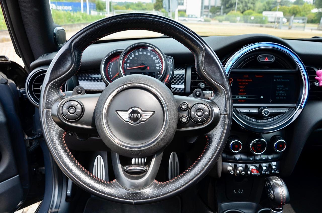 MINI JOHN COOPER WORKS 2.0 3p 231cv AUTO, TETTO, HI-FI HARMAN/KARDON, UFF ITALIANA, EURO 6B, NAVI, RETROCAMERA, PERMUTE