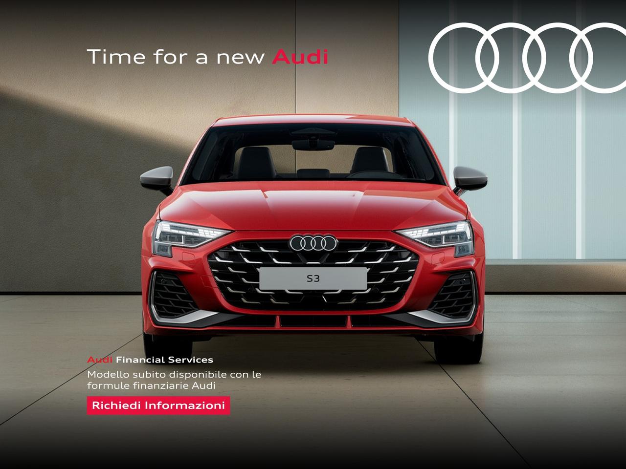 Audi S3 sedan 2.0 tfsi quattro s-tronic