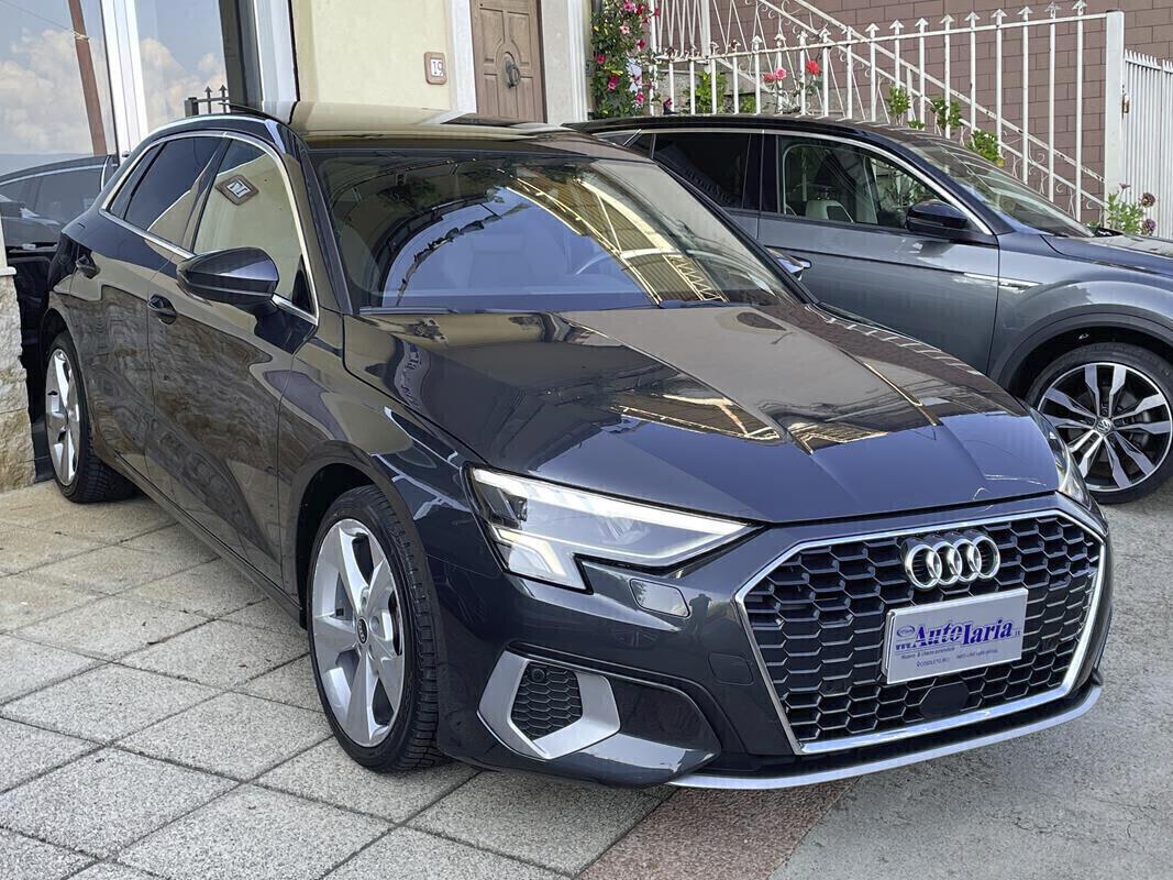 Audi A3 SPB 30 2.0 TDI Adavanced S-Line Tetto Apribile Navi Fari Full Led Aziendale ufficiale Audi Italia