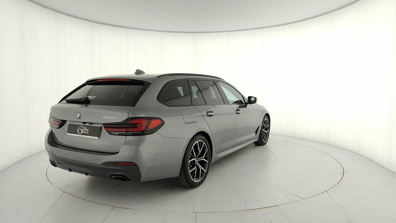 BMW Serie 5 G31 2020 Touring LCI - 520d Touring mhev 48V Msport auto