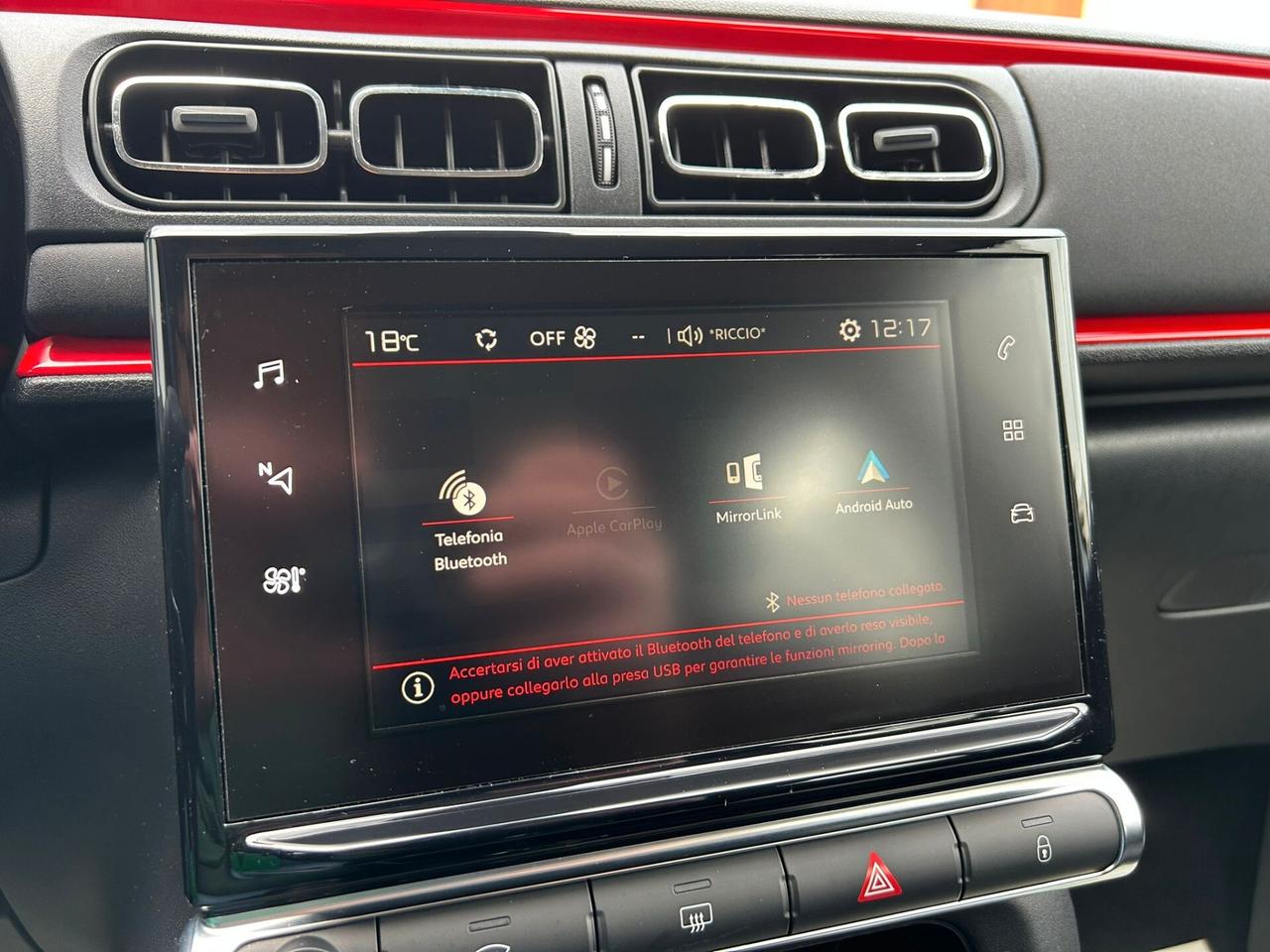 Citroen C3 1.6 HDI 75 Cv SHINE RET. Km99.000-2017