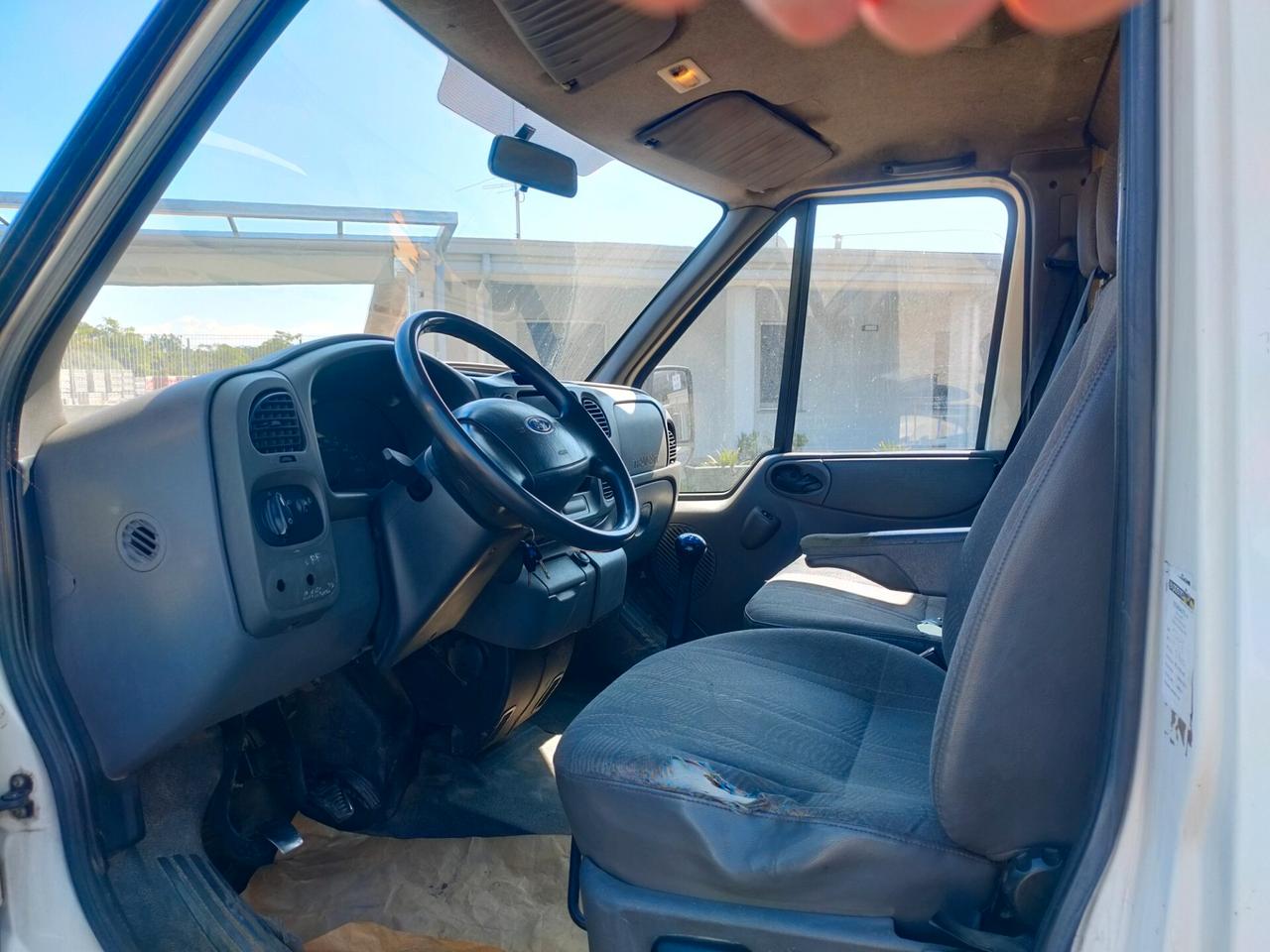 Ford Transit 350M 2.4 TDCi Cabinato RIBALTABILE TRILATERALE MOTORE NUOVO