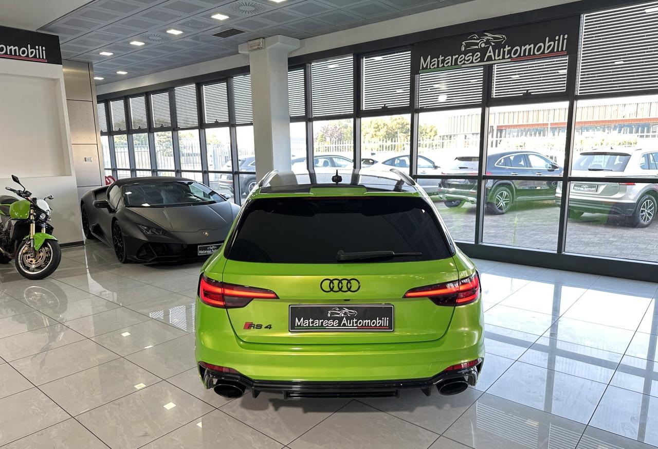Audi RS4 2.9cc 450cv SediliMassaggianti Matrix B&O Radar TagliandiAudi WRAPPING