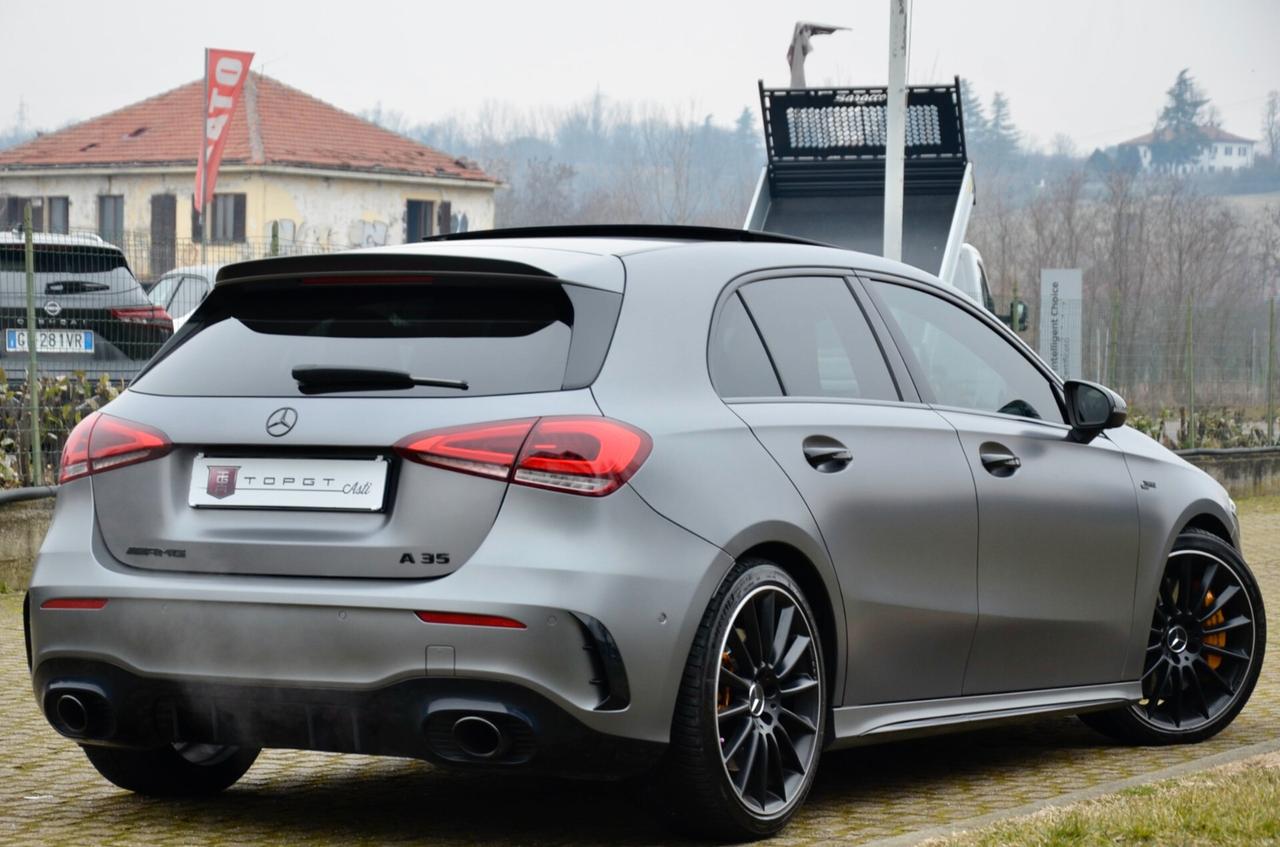 MERCEDES-BENZ A 35 AMG RACE EDITION 4MATIC 306cv AUTO, ECCELLENTI CONDIZIONI, UFF ITALIANA, EURO 6D, TETTO, NIGHT PACK, HI-FI BURMESTER, SCARICO, SOSPENSIONI ADATTIVE, MULTIBEAM, 19", PERMUTE