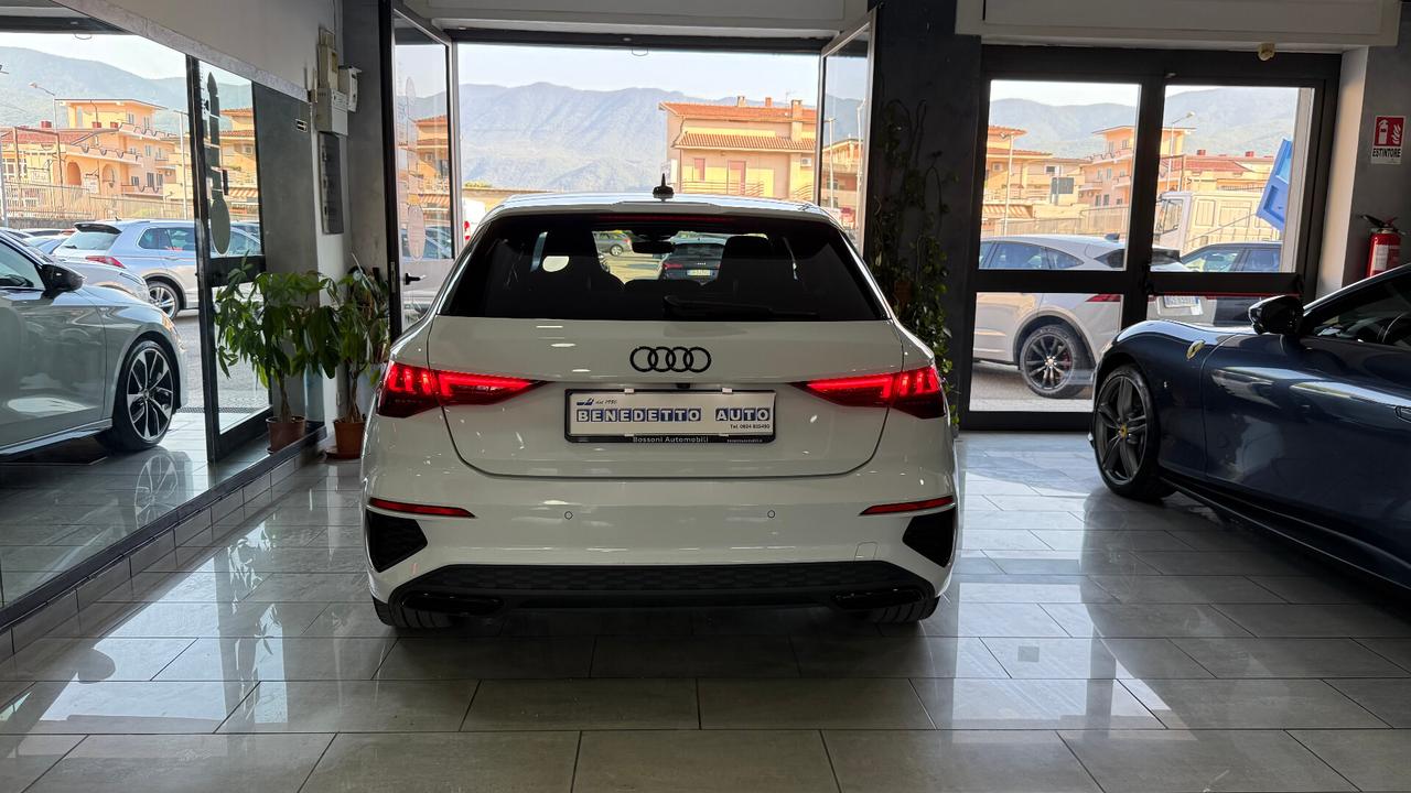 AUDI A3 SPORTBACK S LINE IDENTITY BLACK