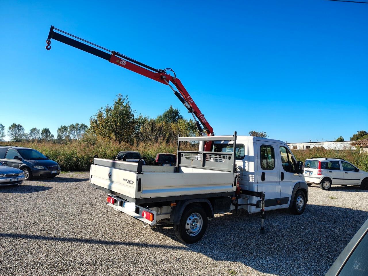 Fiat Ducato 33 2.3 MJT 130CV iva esposta 7 POSTI GRU FASSI