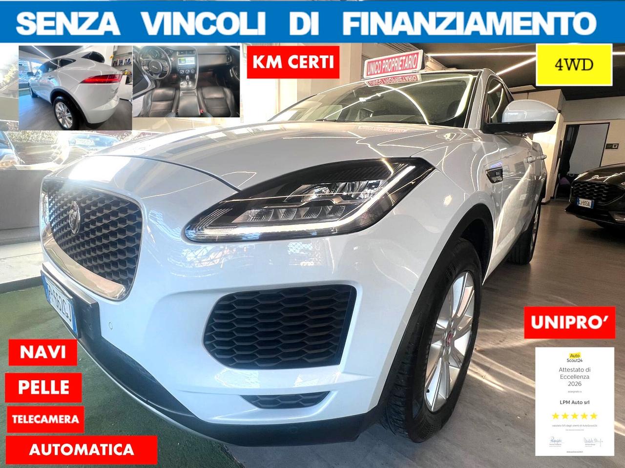 Jaguar E-Pace 2.0D 150 CV AUTOM AWD*NO VINCOLI DI FINAZ*AZIENDALE FULLL