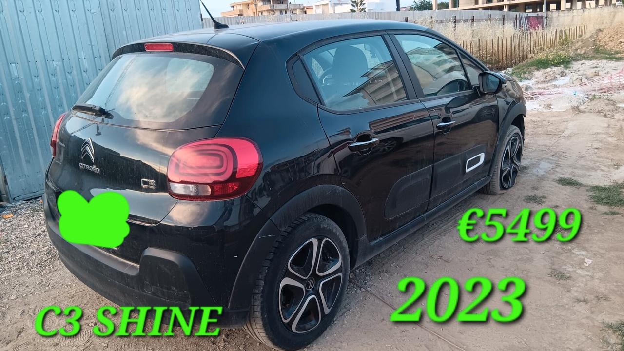 Citroen C3 SHINE INCIDENTATA SINISTRATA MONDIALCARS 023