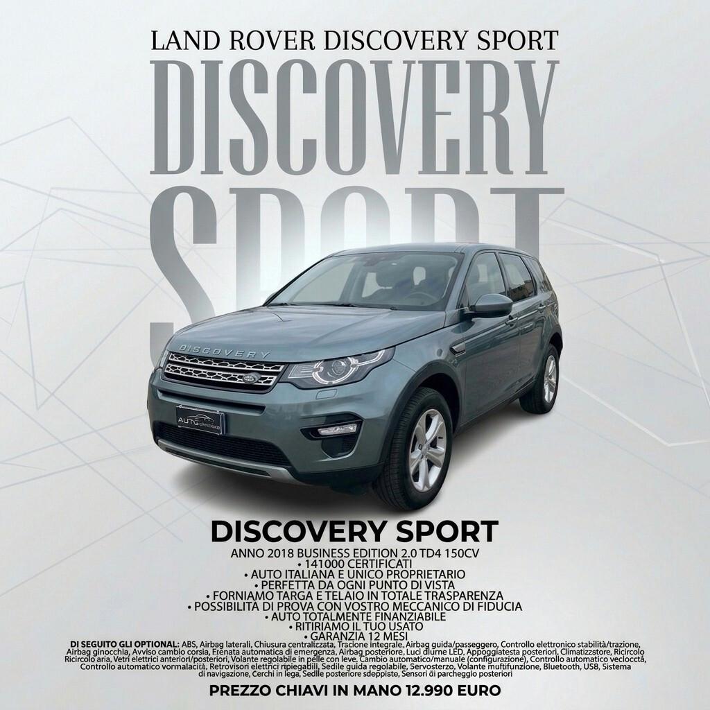 Land Rover Discovery Sport 2.0 TD4 150 CV 2018