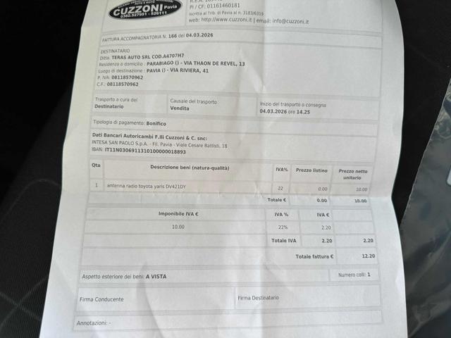 TOYOTA Yaris 1.0 3 porte OK NEPATENTATI BLUETHOOT