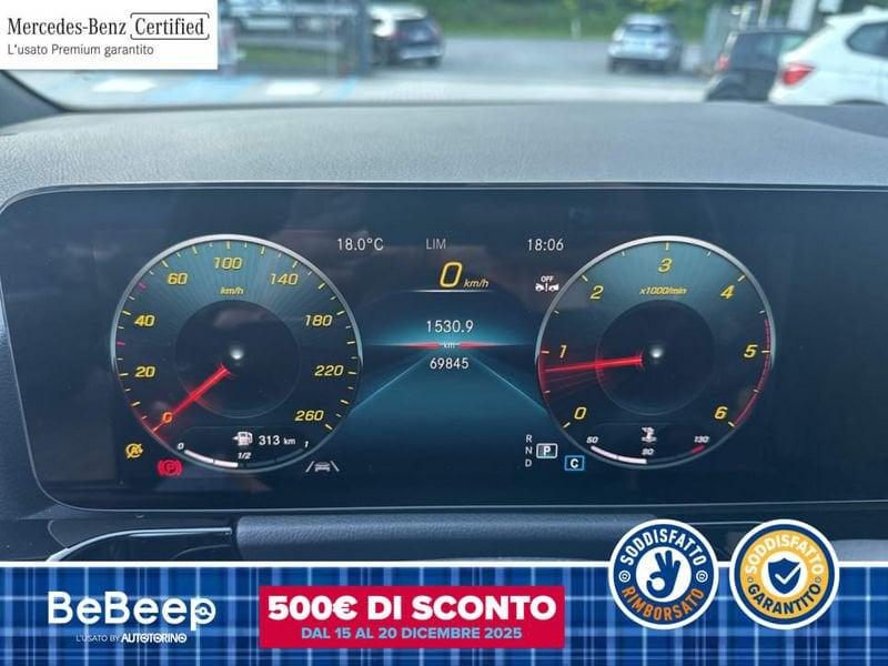 Mercedes-Benz GLA 200 D SPORT PLUS AUTO