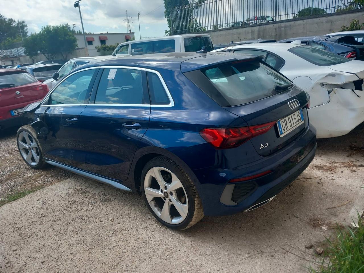 AUDI A3 STL TURBO 200 DIESEL AUTOMATICA POCO SINISTRATA