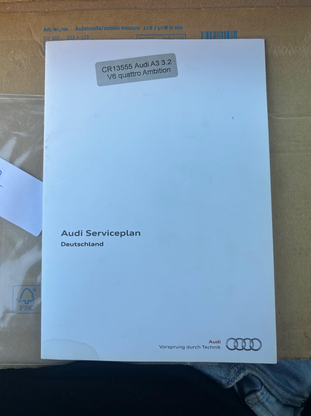 Audi A3 3.2 V6 quattro Ambition