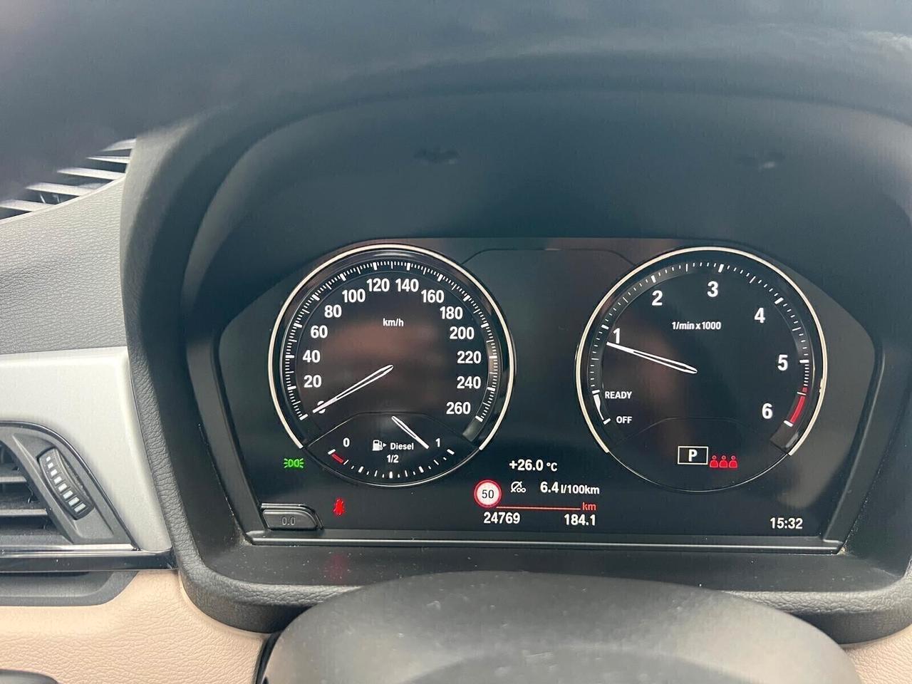 BMW X1 SDRIVE 18d ADV BUSINESS KM 25700 UNIPROP.