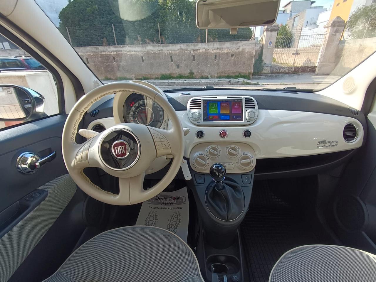 Fiat 500 1.2 benzina 70Cv Lounge Retrocamera