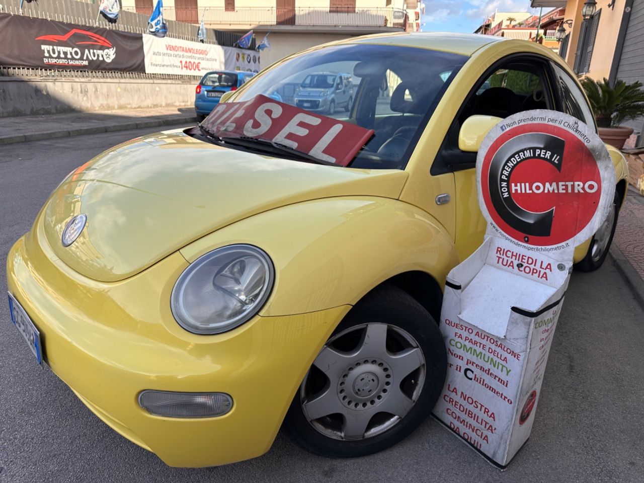 VOLKSWAGEN NEW BEETLE 1,9 TDI 2004 KM CERT FULL OPT