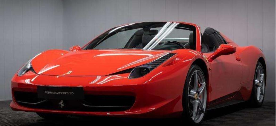 FERRARI 458 ITALIA SPIDER V8 566 CV