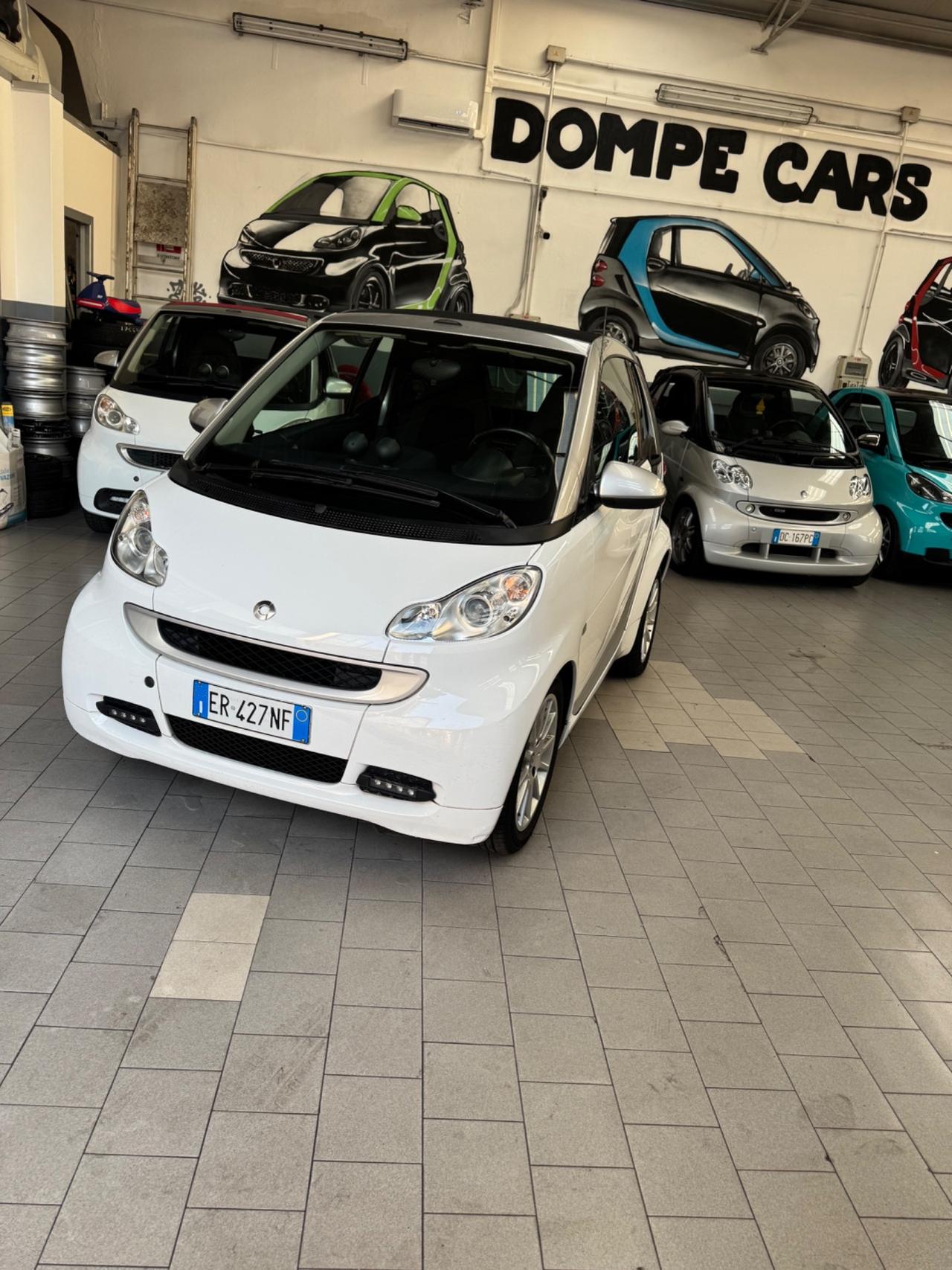 Smart ForTwo 451 benzina 52kw 71cv cabrio cappotta rossa