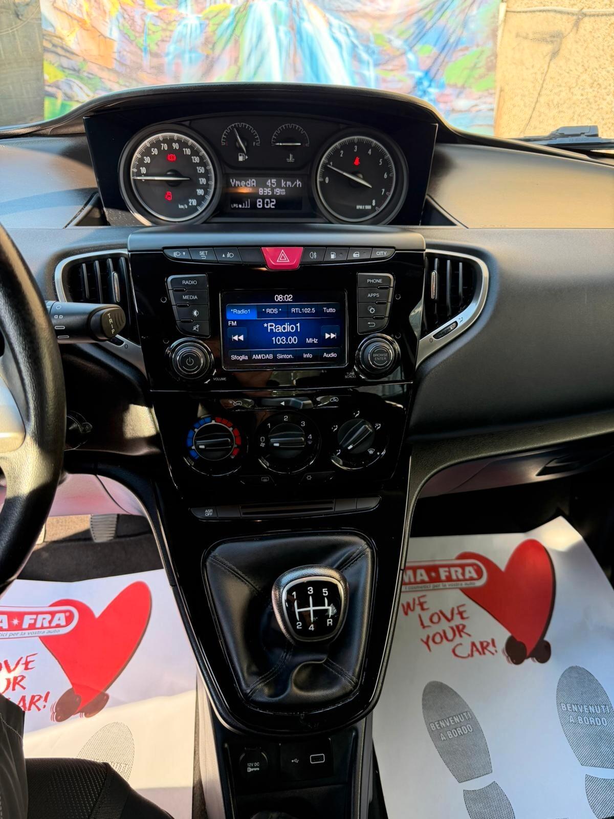 Lancia Ypsilon 1.2 69 CV 5 porte GPL Ecochic Gold