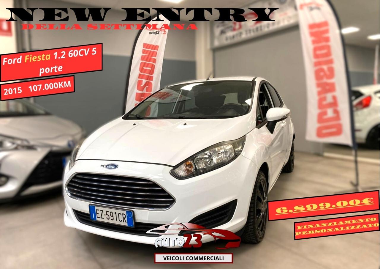 Ford Fiesta 1.2 60CV gpl 5 porte ok neopatentati