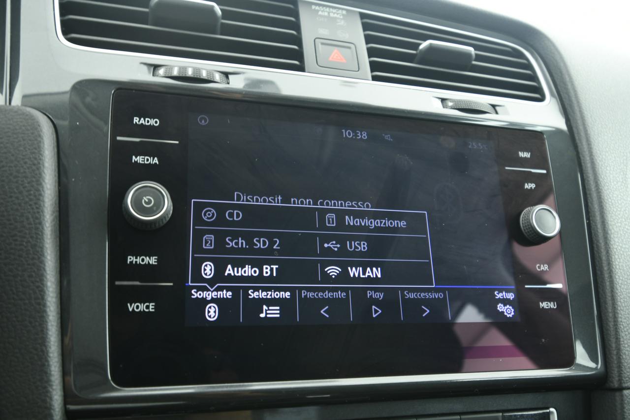 VOLKSWAGEN Golf 5p 1.6 tdi Highline 115cv dsg X COMMERCIANTI ACC+LED