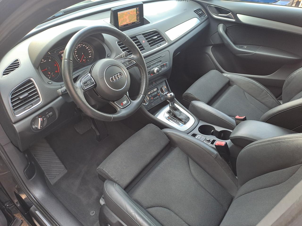 AUDI Q3 2.0 TDI 177CV QUATTRO S-TRONIC S-LINE - GANCIO TRAINO