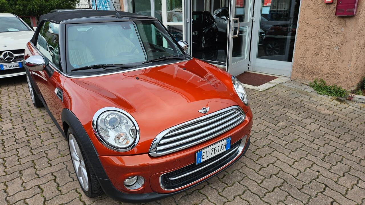 MINI Cooper D Cabrio 1.6 112cv PELLE - SENSORI-CRUISE