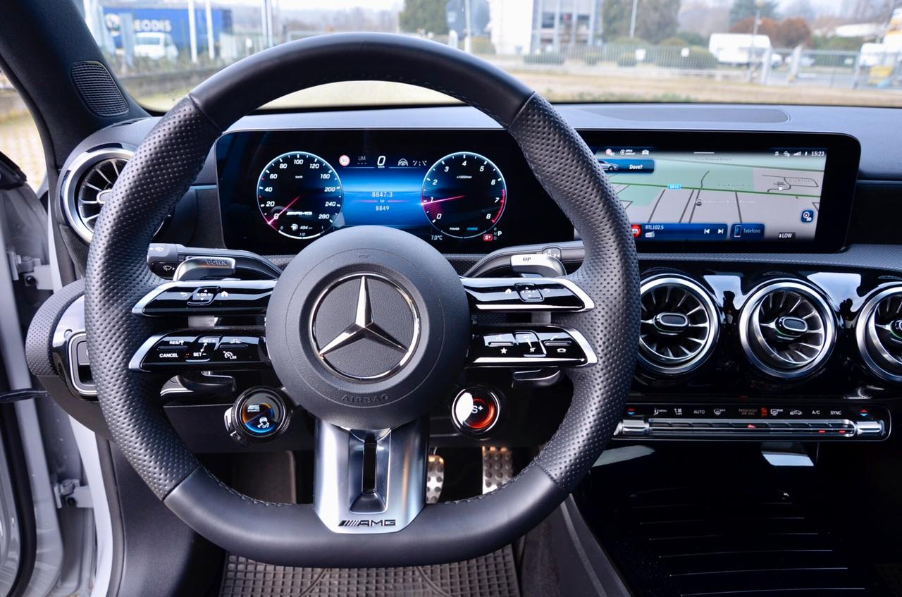 MERCEDES-BENZ A 35 AMG 4MATIC 306cv AUTO, GARANZIA UFFICIALE, UNICOPROPRIETARIO, UFF ITALIANA, EURO 6E, TETTO, NIGHT PACK, FARI MULTIBEAM, HI-FI PREMIUM, PERMUTE