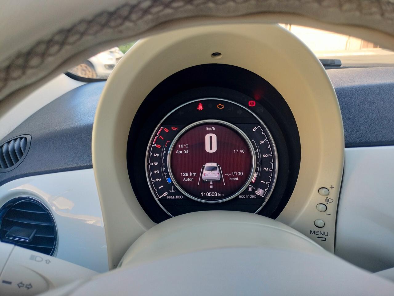 Fiat 500 1.2 collezione 98.000km pelle Frau