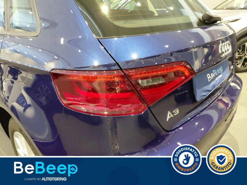 Audi A3 SPORTBACK 1.6 TDI BUSINESS 110CV S-TRONIC E6