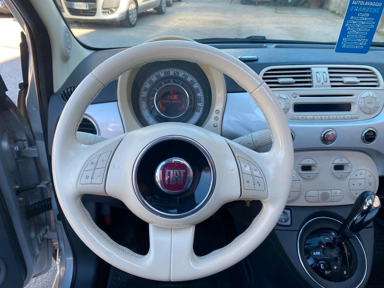 Fiat 500 1.2 benz Lounge 69cv full tetto aprib .2009