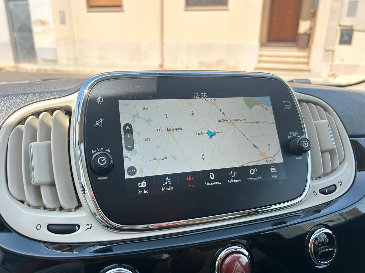 Fiat 500 1.2 LOUNGE AUTOM. TETTO/NAVI-2017