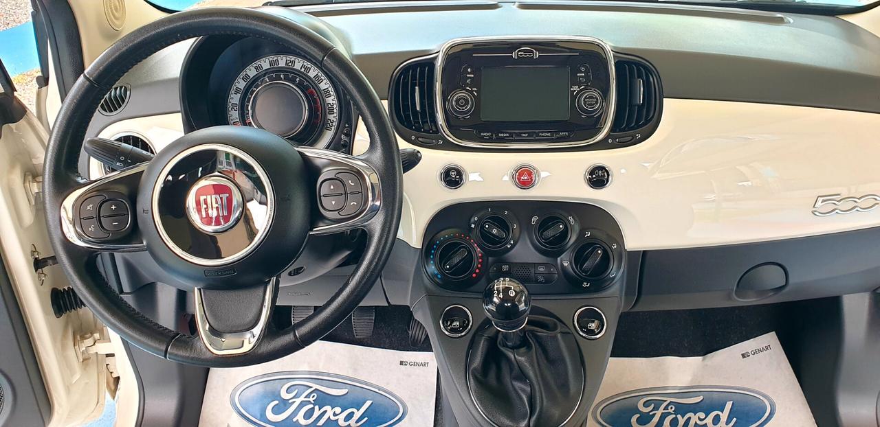 FIAT 500 1.2 BENZINA LOUNGE SOLI 25MILA KM EURO 6