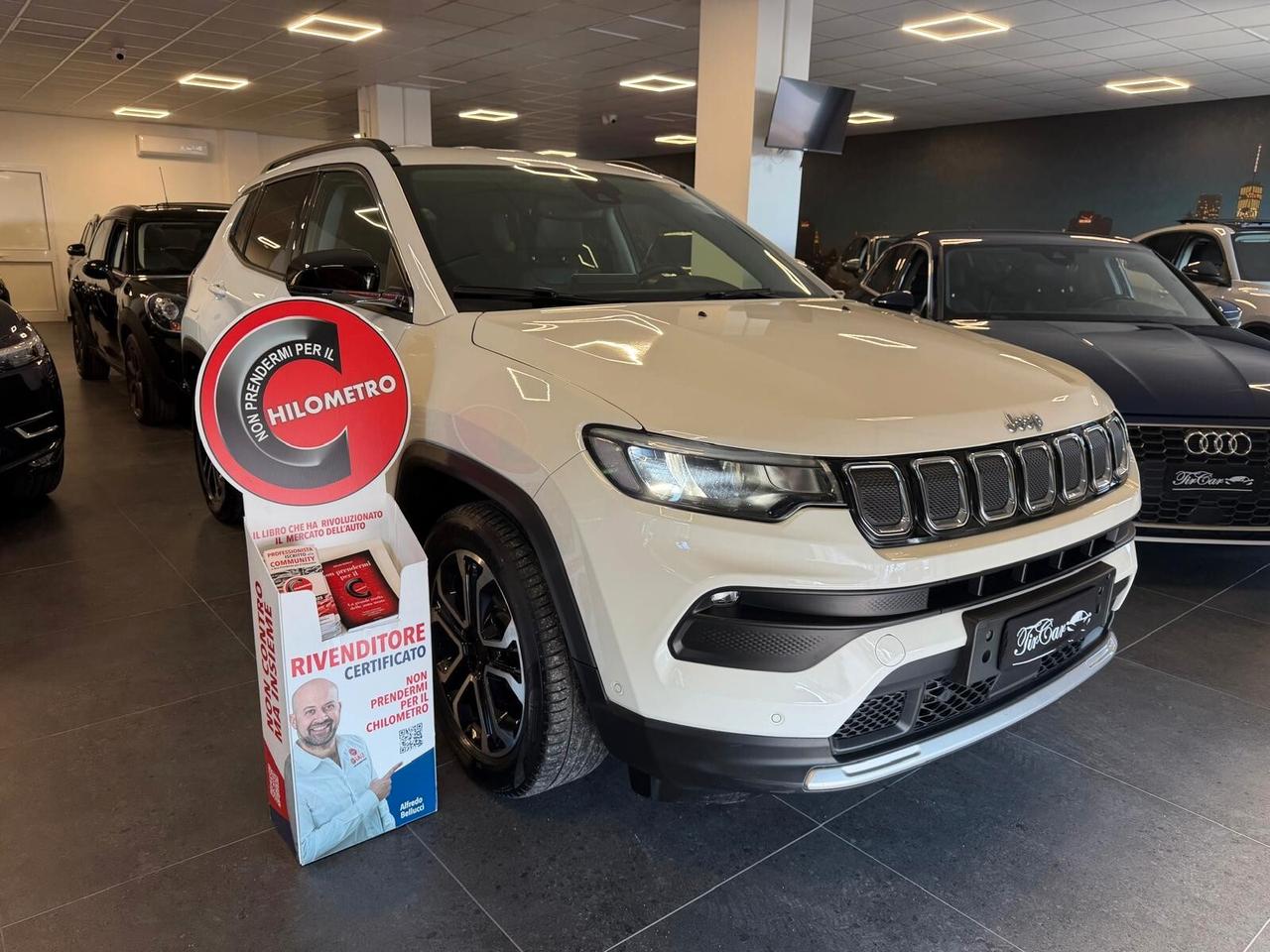JEEP COMPASS 1.6 MJT LIMITED 130CV PELLE NAVI CAM ANNO 2021