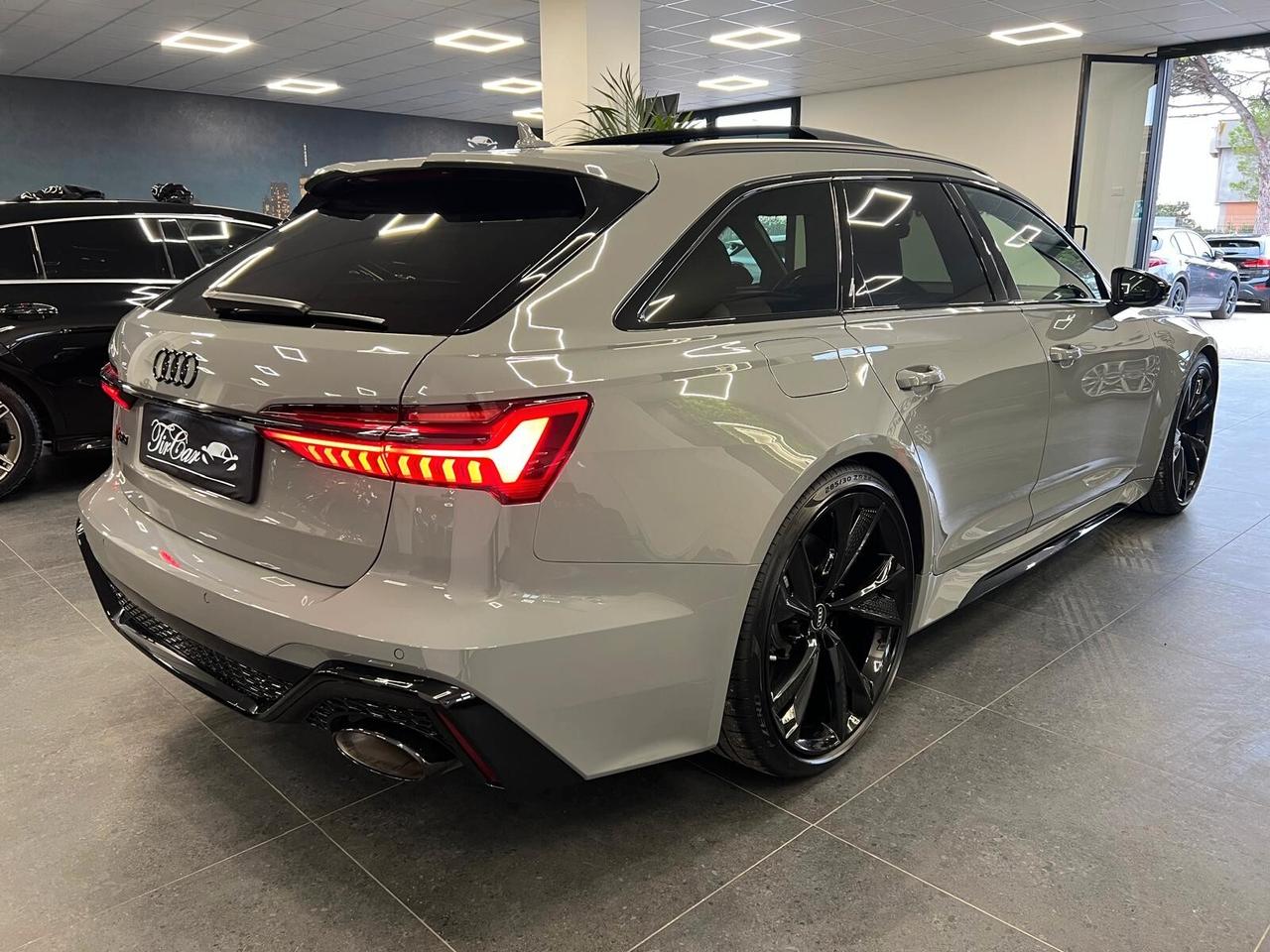 AUDI RS6 AVANT 4.0 V8 MHEV 600CV QUATTRO TETTO PELLE NAVI ANNO 2023