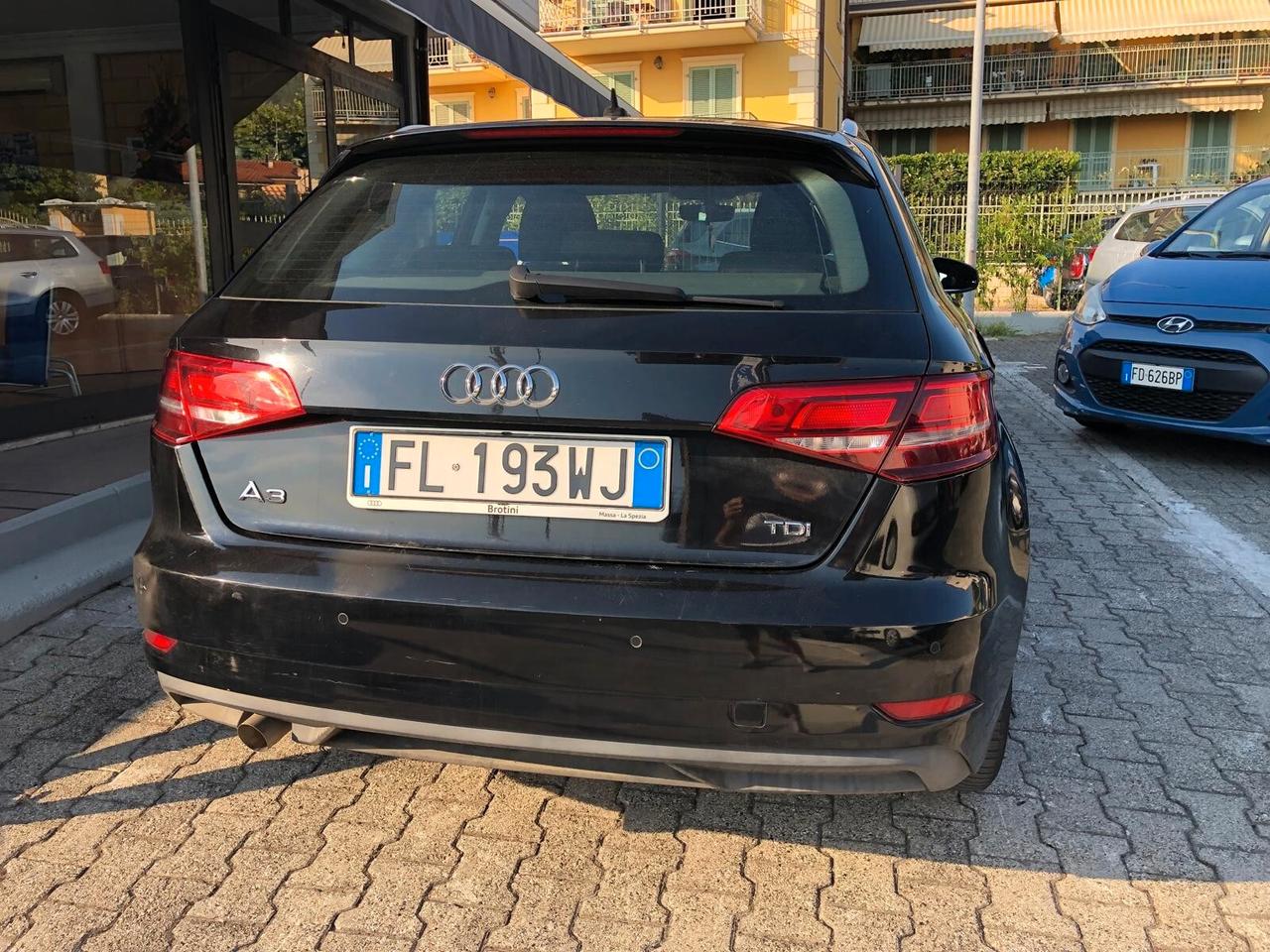 Audi A3 SPB 1.6 TDI 116 CV UNICO PROPRIEATRIO TAGLIANDATA GARANZIA EUROPEA 12 MESI CONFORMGEST