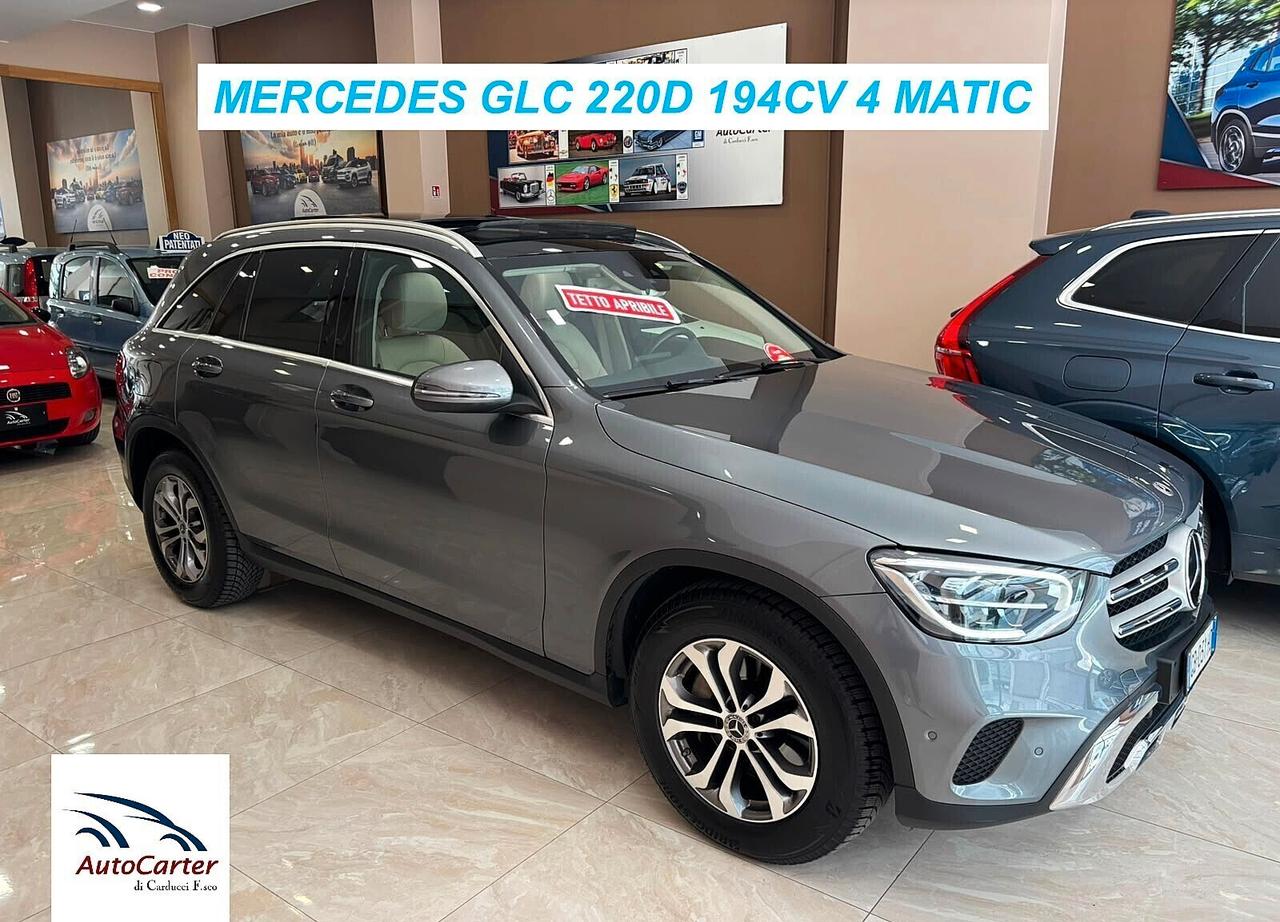 Mercedes GLC 220d 4Matic**DOPPIO TETTO**FULL