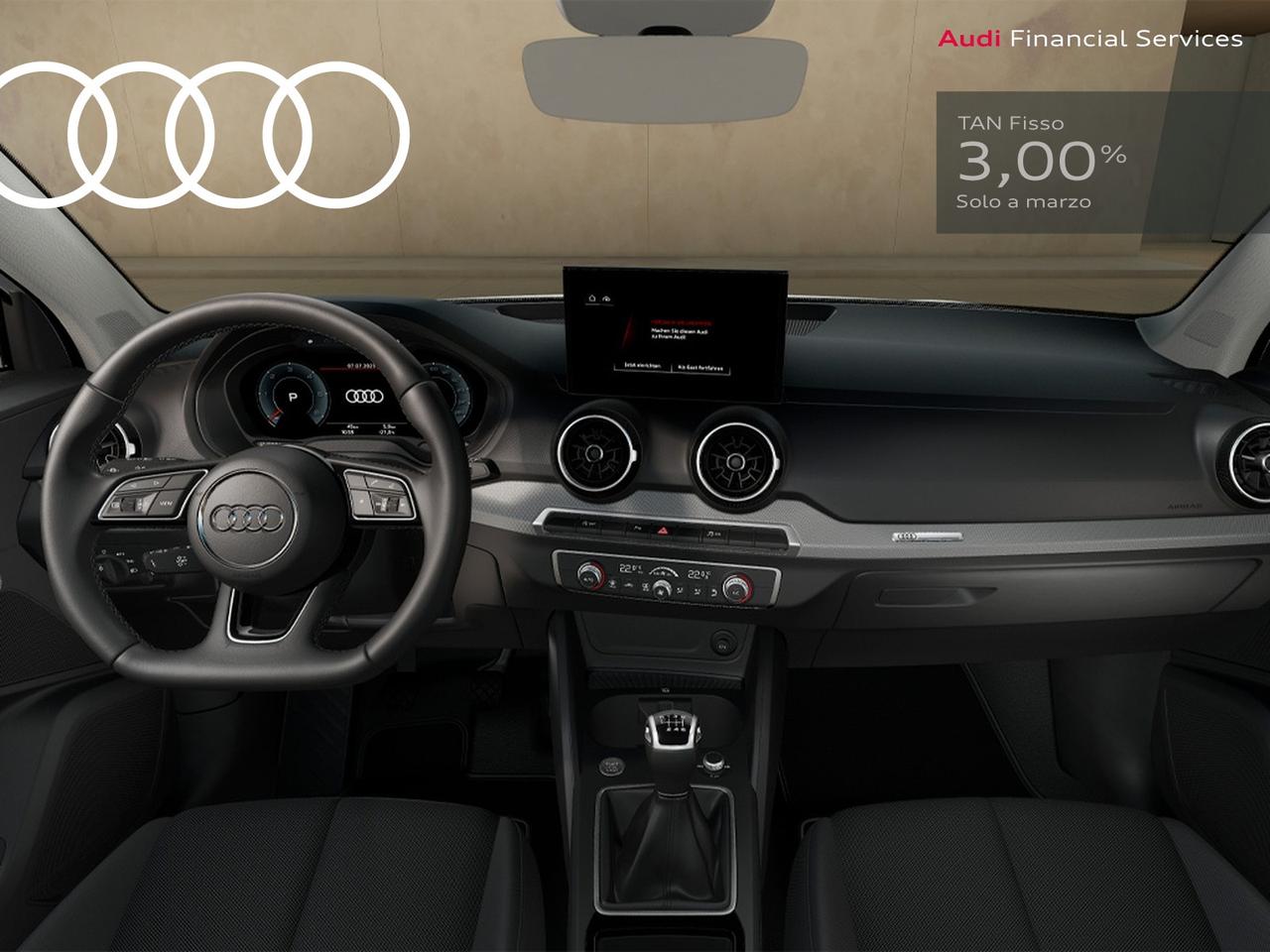 Audi Q2 30 2.0 tdi identity black