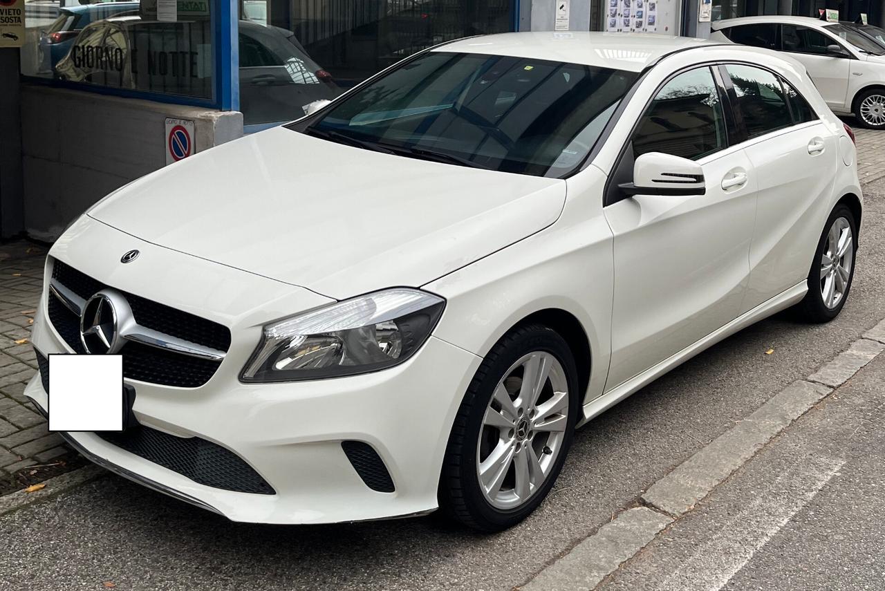 MERCEDES CLASSE A 180D PREMIUM - KM 77.532 - ANCHE PER NEOPATENTATI - 2018 - EURO 6B