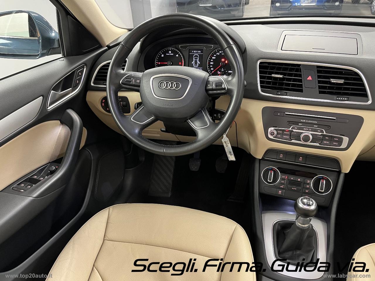 AUDI Q3 2.0TDI TETTO APRIBILE PELLE TOTALE CAMBIO MANUALE