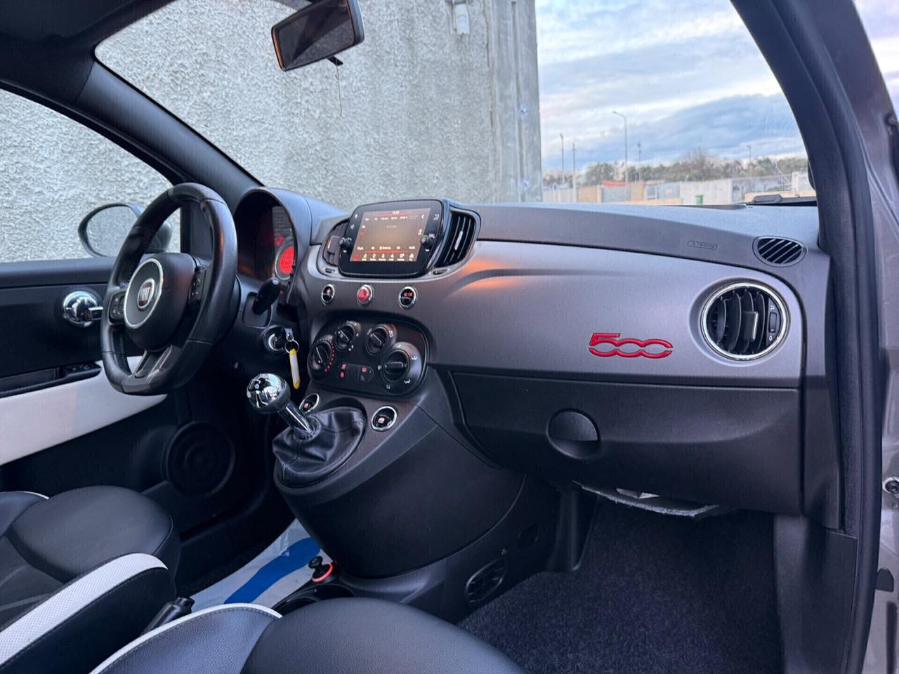 Fiat 500S 1.3 Multijet 95 CV Euro6,Pelle,cerchi opachi,Uconnect,ecc.