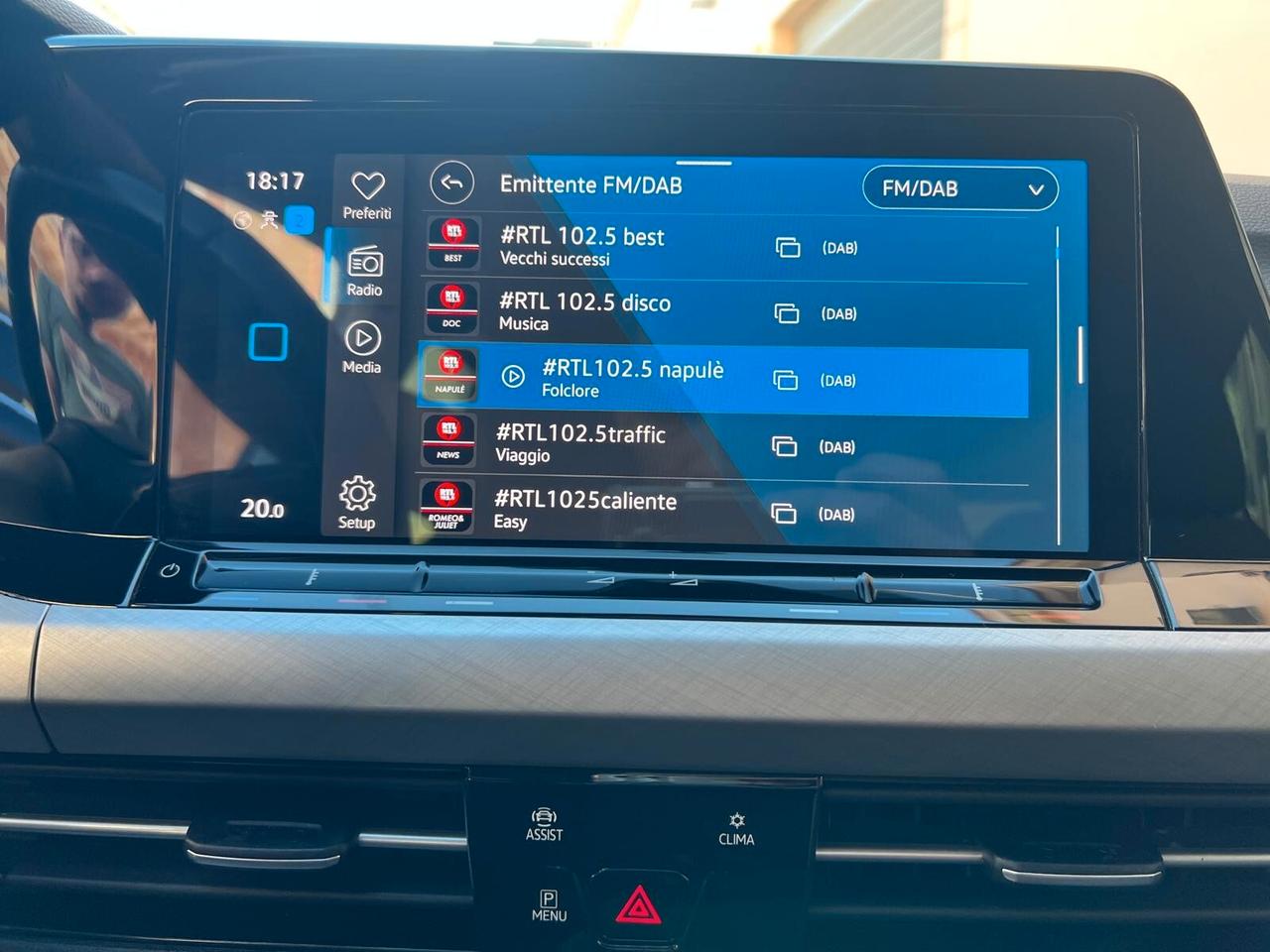 VOLKSWAGEN GOLF VIII 2.0 TDI 150CV DSG NAVI CAM LED AMBIENT ANNO 2021