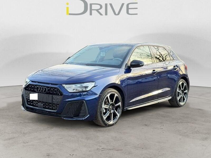 Audi A1 Sportback 30 TFSI S tronic Identity Black " blu navarra" +GPL