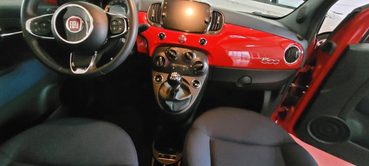 Fiat 500 1.0 Hybrid Red