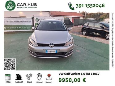 Volkswagen Golf Variant 1.6 TDI 110 CV 5p. Executive BlueMotion Technology