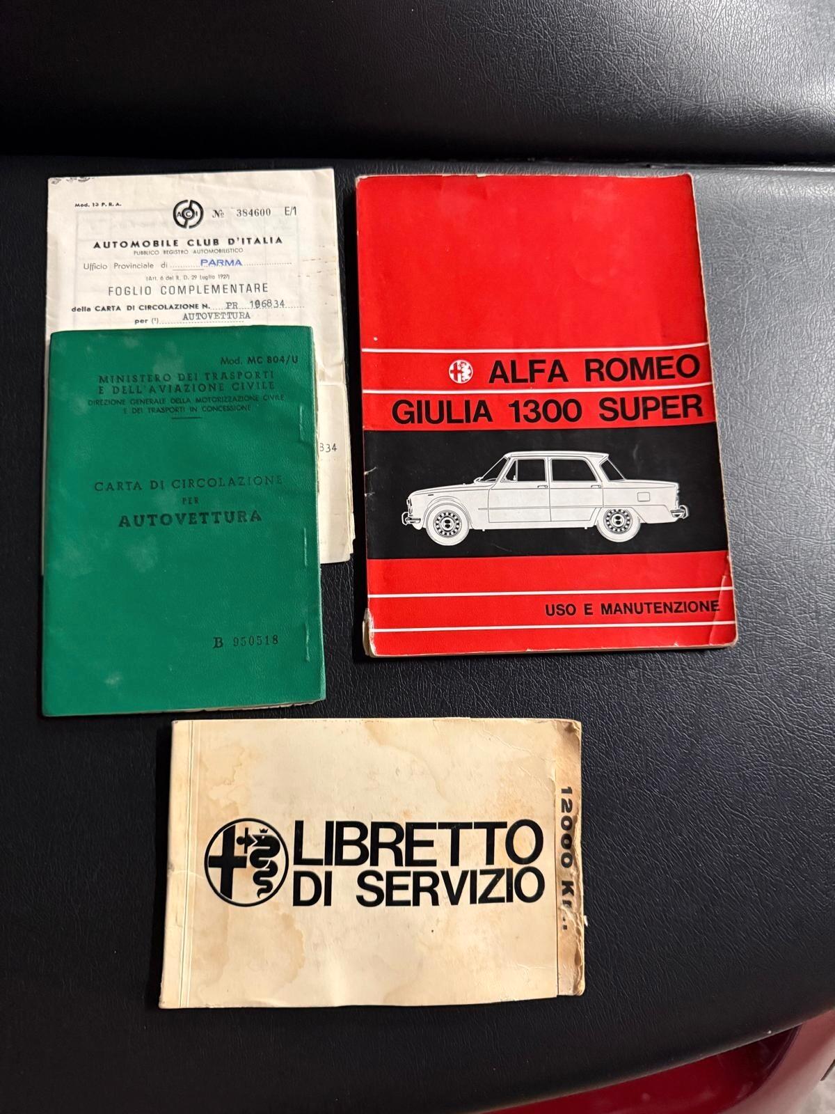 Alfa Romeo Giulia 1300 Super