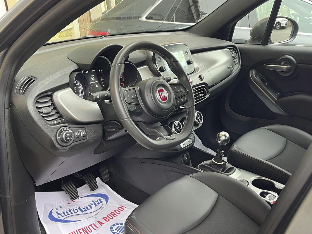 Fiat 500X 1.6 MultiJet 130 CV Sport Fari Full LED, Retrocamera, Navigatore, Cerchi 18, Grigio opaco