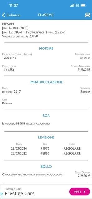 Nissan Juke 1.2 DIG-T 115 Start&Stop N-Connecta